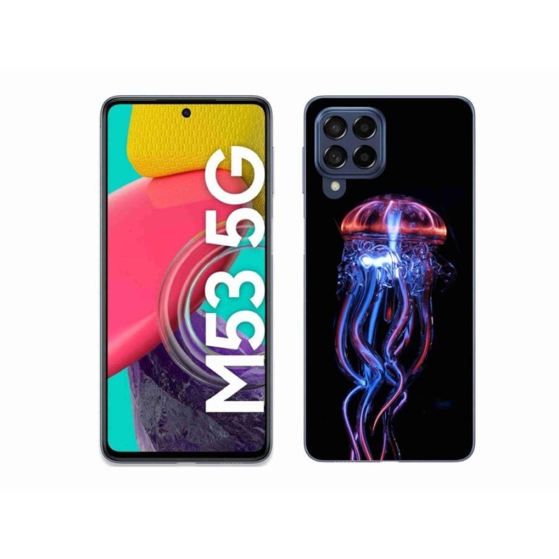 Gelový kryt mmCase na mobil Samsung Galaxy M53 5G - medúza