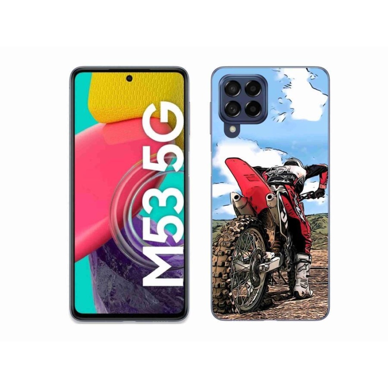 Gelový kryt mmCase na mobil Samsung Galaxy M53 5G - moto