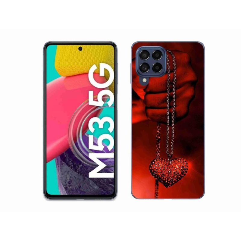 Gelový kryt mmCase na mobil Samsung Galaxy M53 5G - náhrdelník