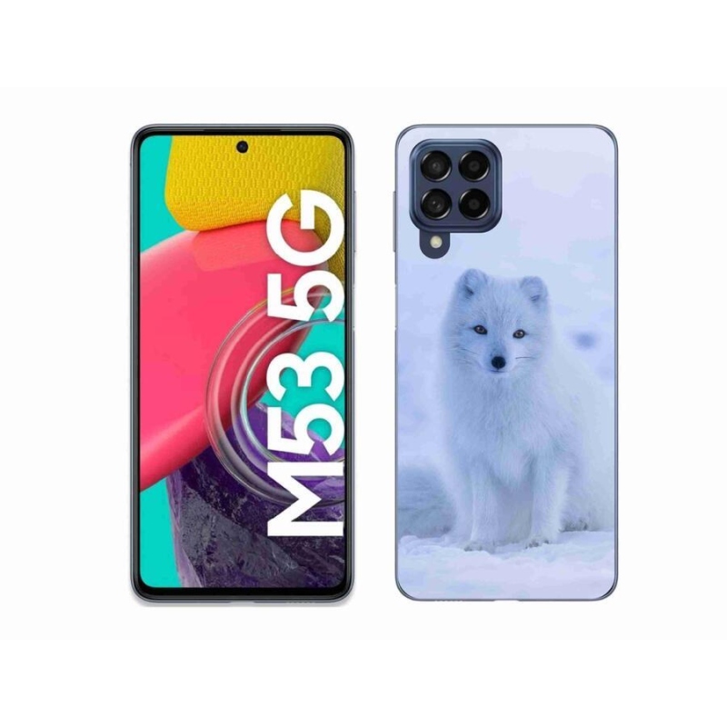 Gelový kryt mmCase na mobil Samsung Galaxy M53 5G - polární liška