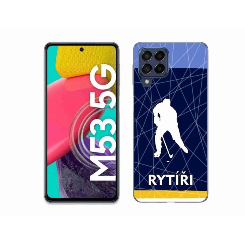 Gelový kryt mmCase na mobil Samsung Galaxy M53 5G - Rytíři