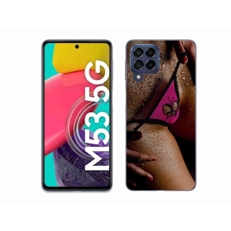 Gelový kryt mmCase na mobil Samsung Galaxy M53 5G - sexy žena