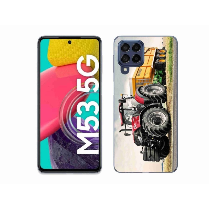 Gelový kryt mmCase na mobil Samsung Galaxy M53 5G - traktor 3