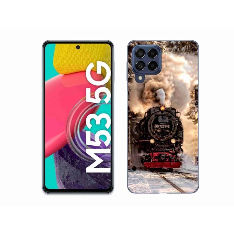 Gelový kryt mmCase na mobil Samsung Galaxy M53 5G - vlak