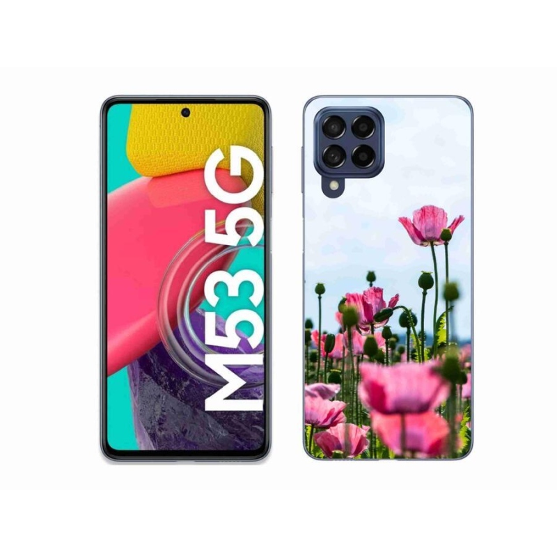 Gelový kryt mmCase na mobil Samsung Galaxy M53 5G - vlčí mák