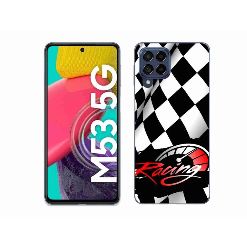 Gelový kryt mmCase na mobil Samsung Galaxy M53 5G - závodění