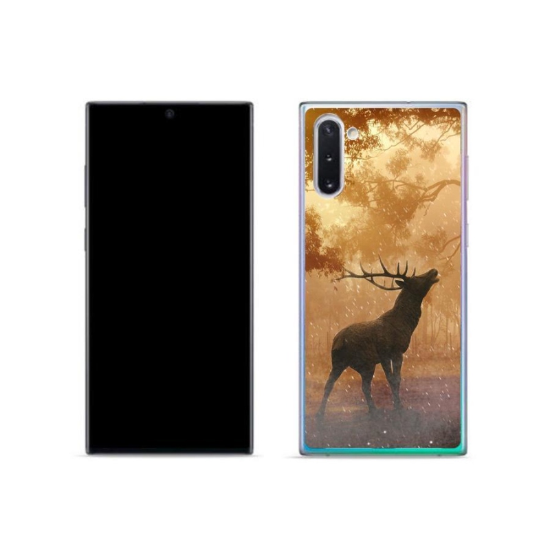 Gelový kryt mmCase na mobil Samsung Galaxy Note 10 - jelen v říji