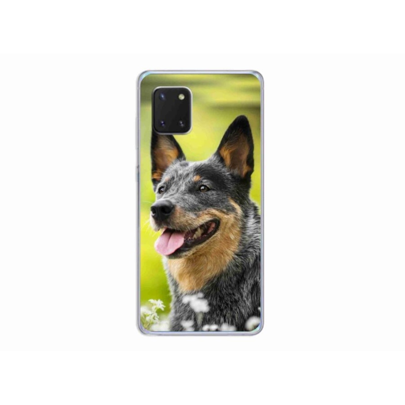 Gelový kryt mmCase na mobil Samsung Galaxy Note 10 Lite - australský honácký pes