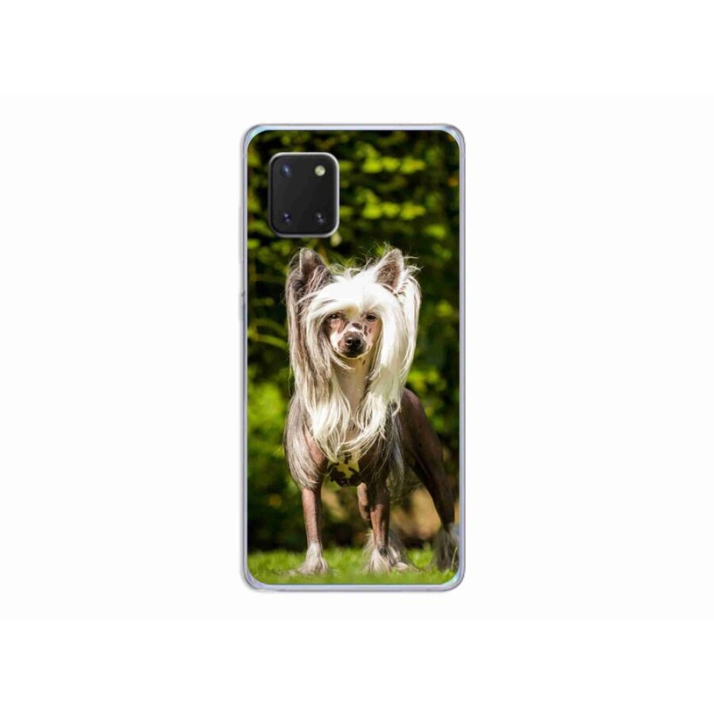 Gelový kryt mmCase na mobil Samsung Galaxy Note 10 Lite - čínský chocholatý pes