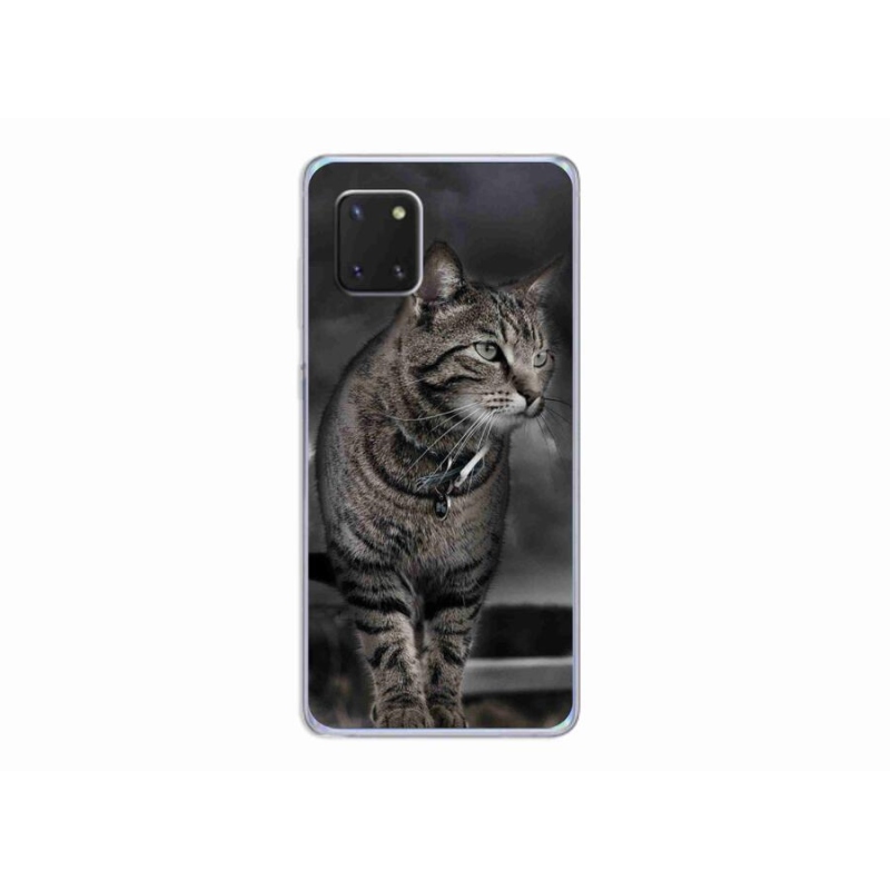 Gelový kryt mmCase na mobil Samsung Galaxy Note 10 Lite - kočka