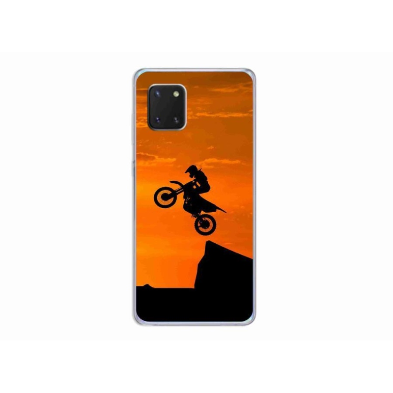 Gelový kryt mmCase na mobil Samsung Galaxy Note 10 Lite - motocross