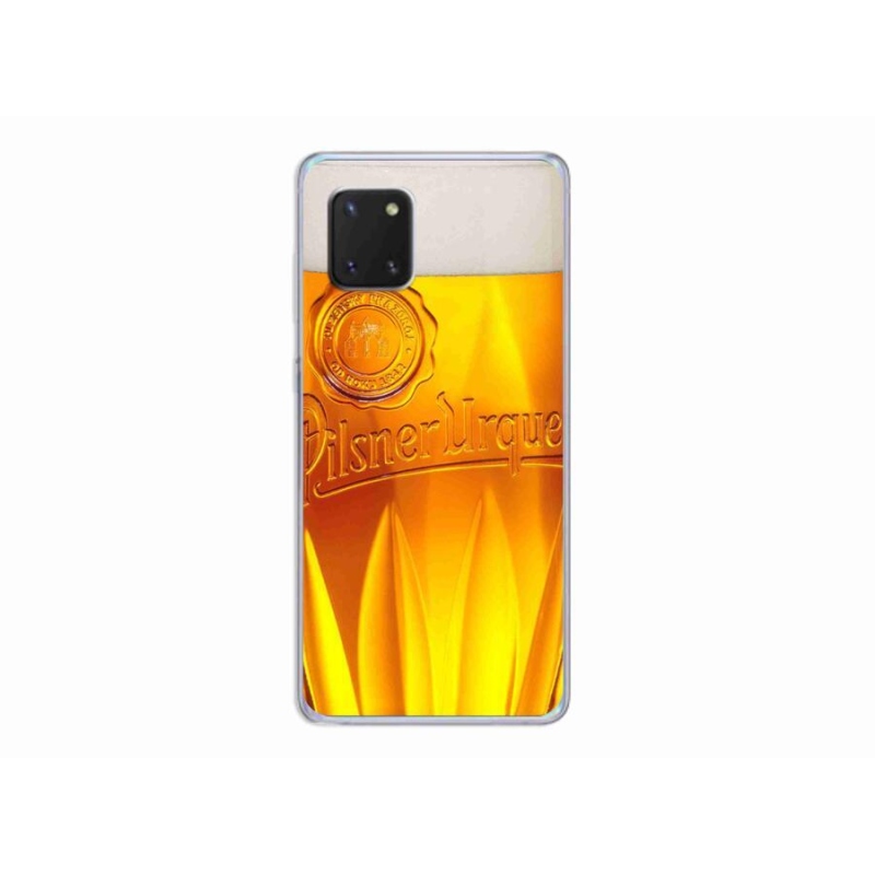 Gelový kryt mmCase na mobil Samsung Galaxy Note 10 Lite - pivo