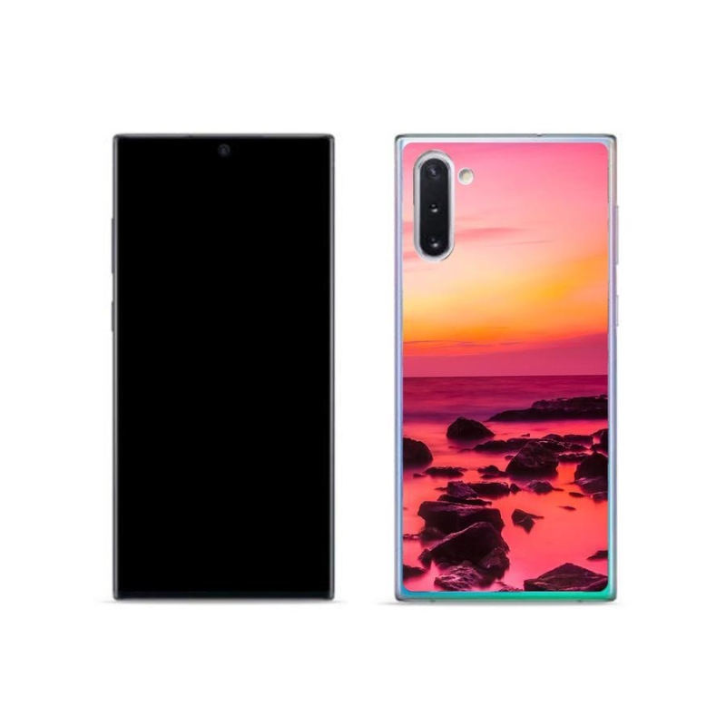 Gelový kryt mmCase na mobil Samsung Galaxy Note 10 - moře a záře