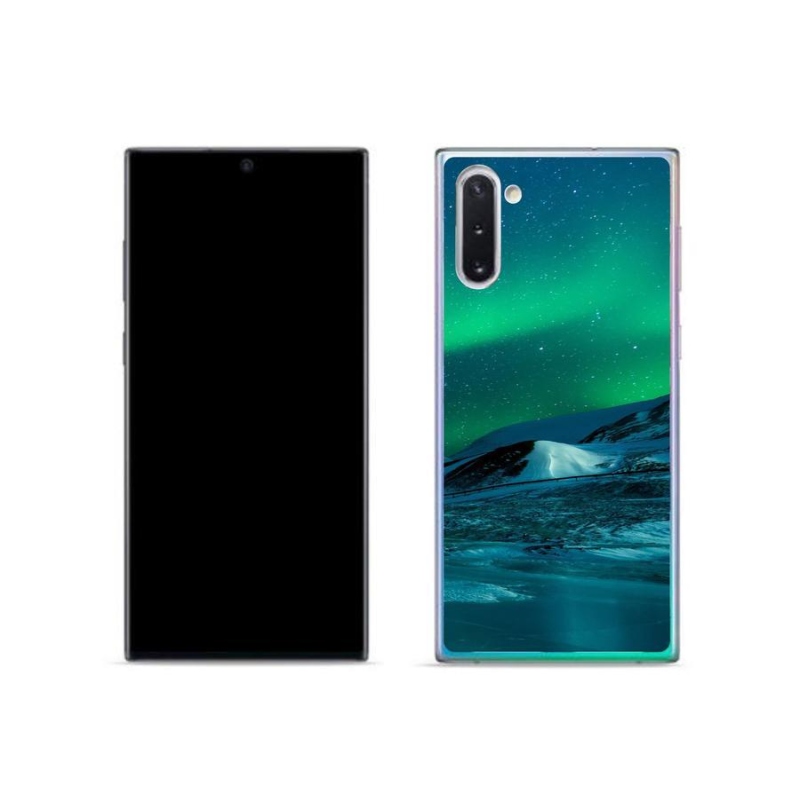 Gelový kryt mmCase na mobil Samsung Galaxy Note 10 - polární záře