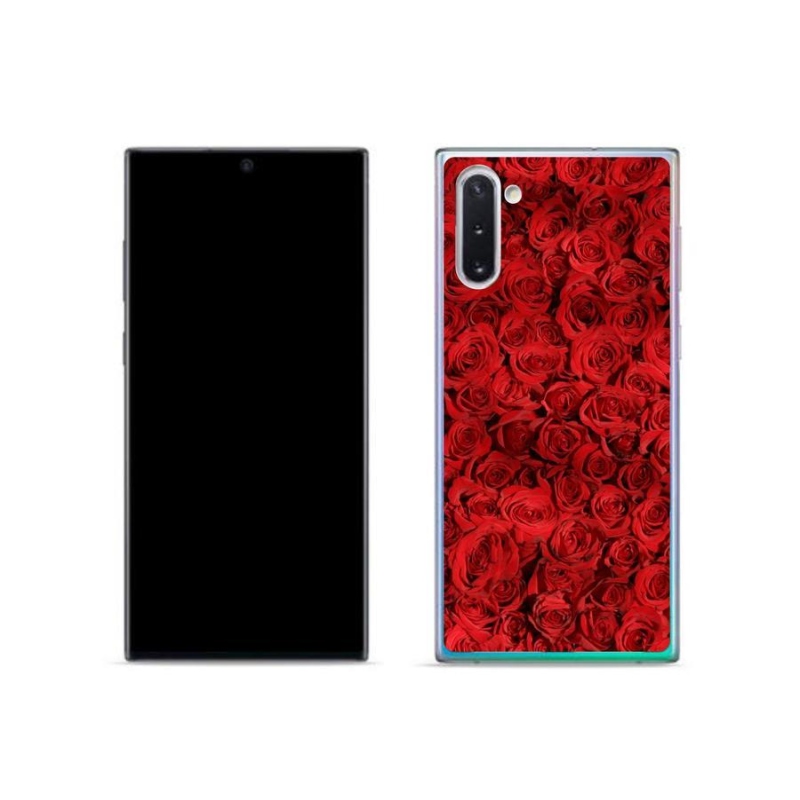 Gelový kryt mmCase na mobil Samsung Galaxy Note 10 - růže