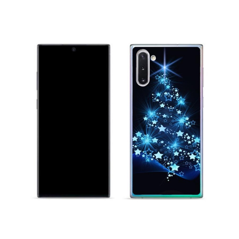 Gelový kryt mmCase na mobil Samsung Galaxy Note 10 - vánoční stromek