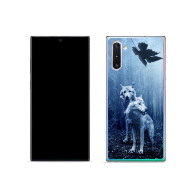 Gelový kryt mmCase na mobil Samsung Galaxy Note 10 - vlci v lese