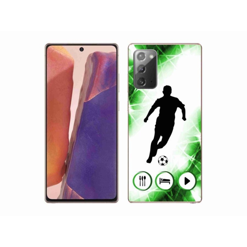 Gelový kryt mmCase na mobil Samsung Galaxy Note 20/Note 20 5G - fotbalista