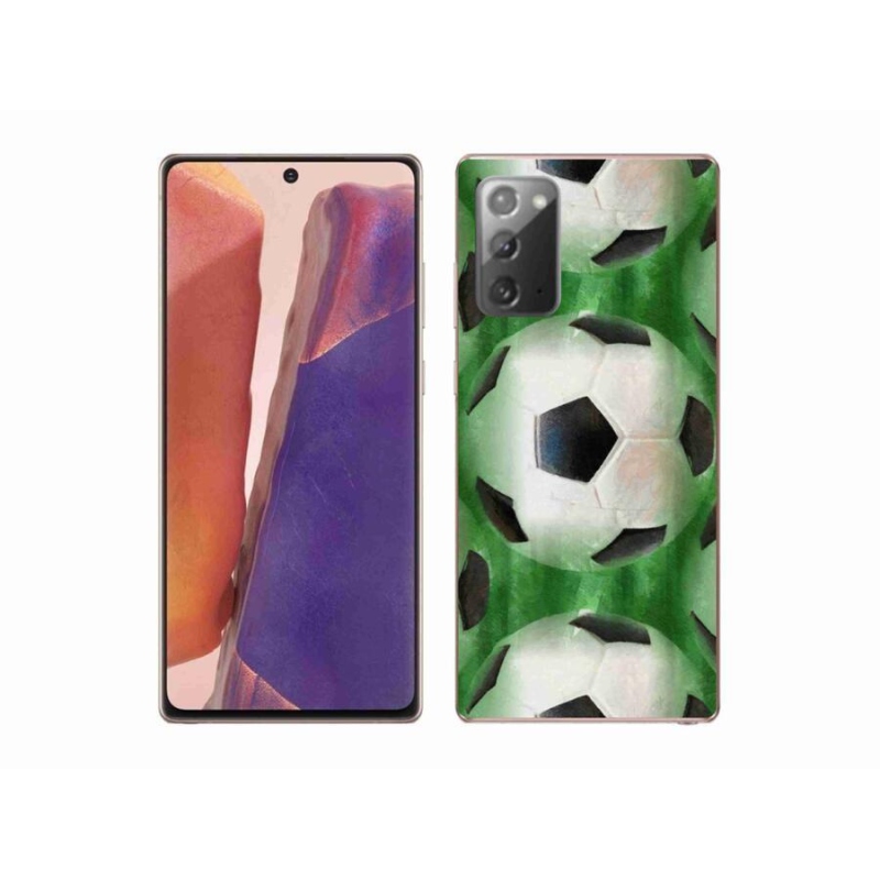 Gelový kryt mmCase na mobil Samsung Galaxy Note 20/Note 20 5G - fotbalový míč