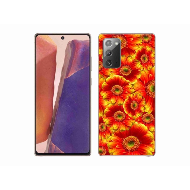 Gelový kryt mmCase na mobil Samsung Galaxy Note 20/Note 20 5G - gerbera 1