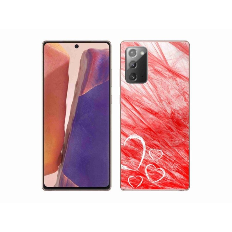 Gelový kryt mmCase na mobil Samsung Galaxy Note 20/Note 20 5G - heart