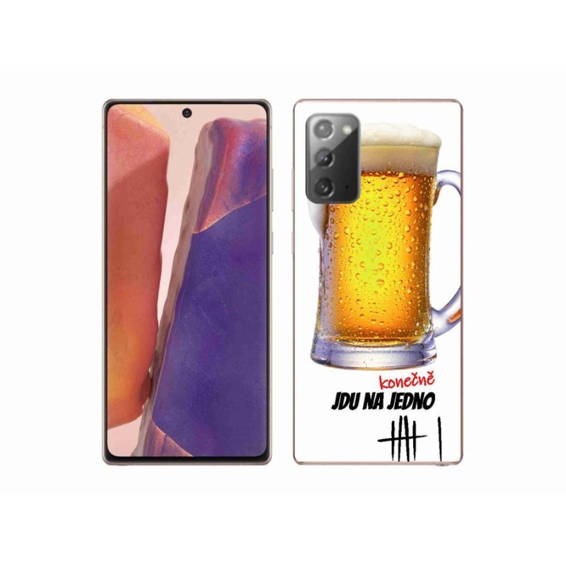 Gelový kryt mmCase na mobil Samsung Galaxy Note 20/Note 20 5G - jdu na jedno