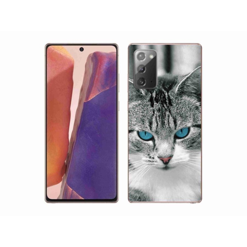 Gelový kryt mmCase na mobil Samsung Galaxy Note 20/Note 20 5G - kočičí pohled 1