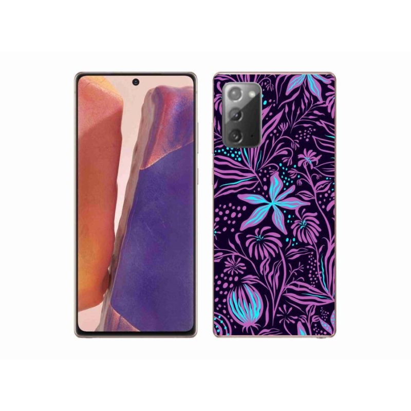 Gelový kryt mmCase na mobil Samsung Galaxy Note 20/Note 20 5G - květiny 2