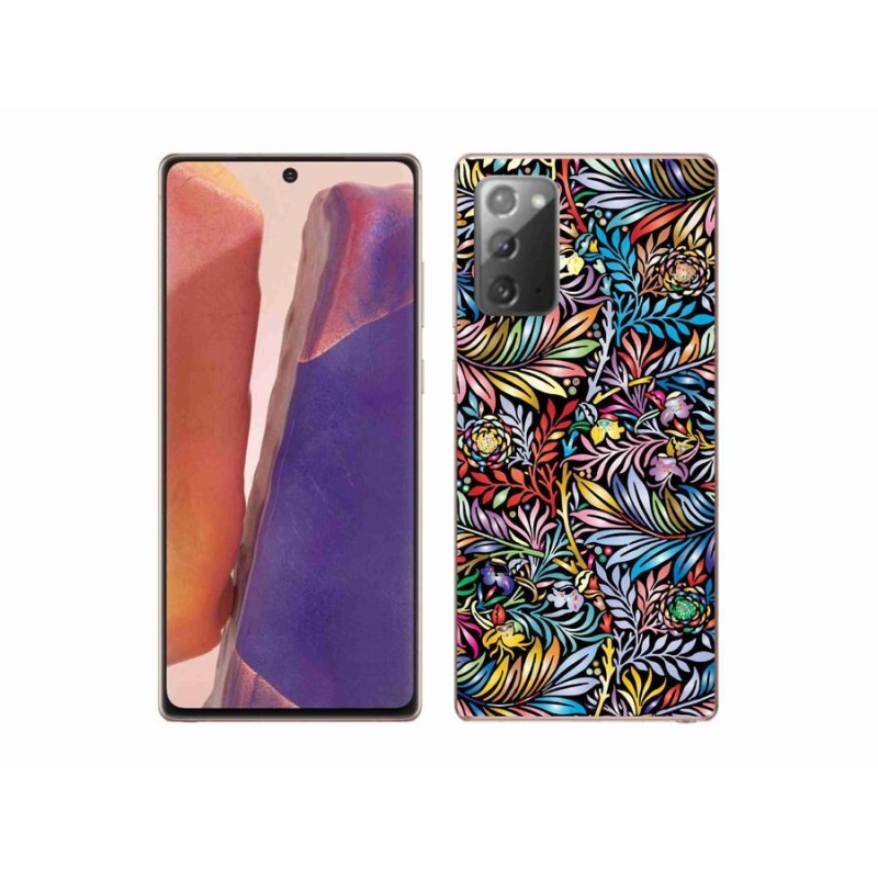Gelový kryt mmCase na mobil Samsung Galaxy Note 20/Note 20 5G - květiny 5