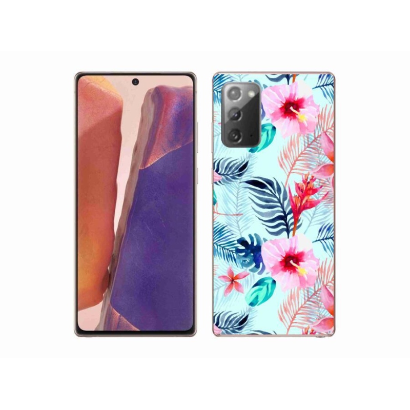 Gelový kryt mmCase na mobil Samsung Galaxy Note 20/Note 20 5G - květiny