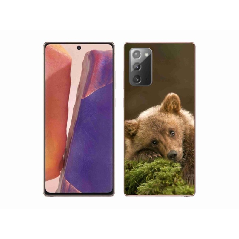 Gelový kryt mmCase na mobil Samsung Galaxy Note 20/Note 20 5G - medvěd