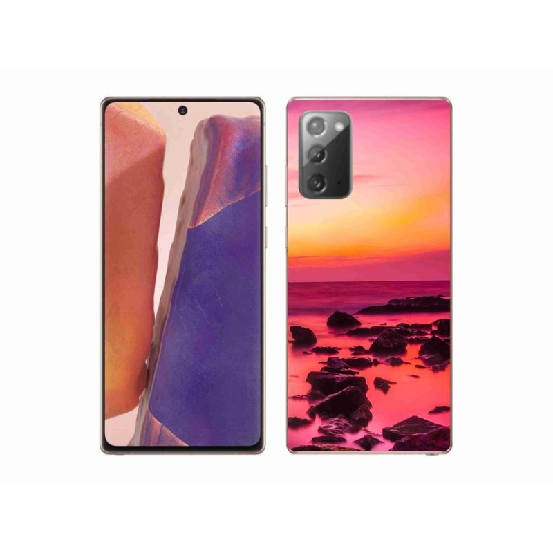 Gelový kryt mmCase na mobil Samsung Galaxy Note 20/Note 20 5G - moře a záře