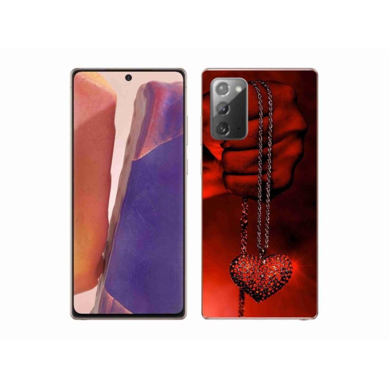 Gelový kryt mmCase na mobil Samsung Galaxy Note 20/Note 20 5G - náhrdelník