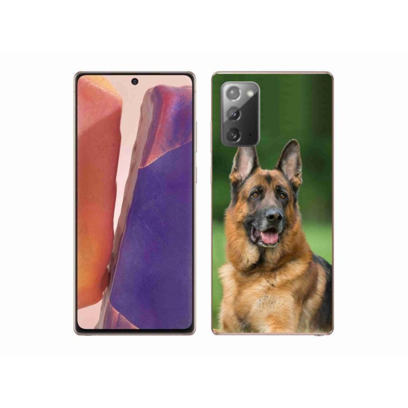 Gelový kryt mmCase na mobil Samsung Galaxy Note 20/Note 20 5G - německý ovčák