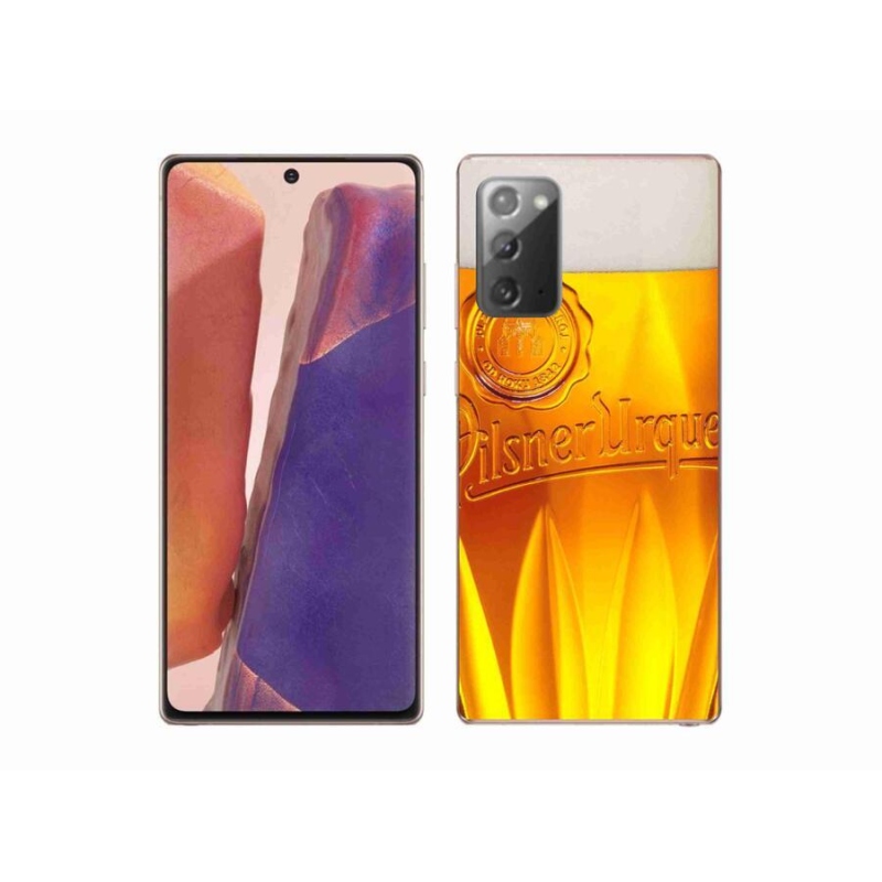 Gelový kryt mmCase na mobil Samsung Galaxy Note 20/Note 20 5G - pivo