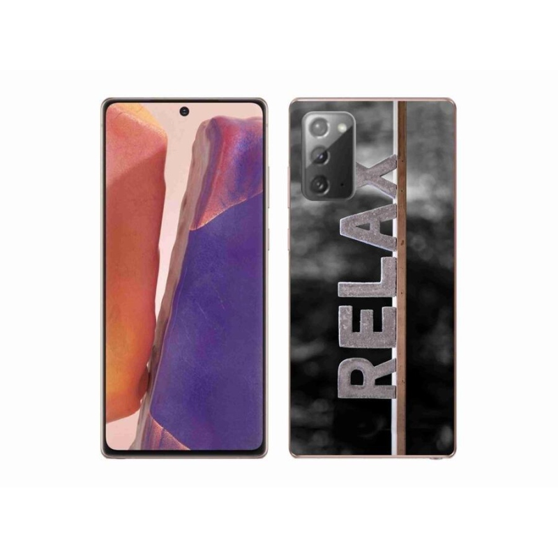 Gelový kryt mmCase na mobil Samsung Galaxy Note 20/Note 20 5G - relax 1