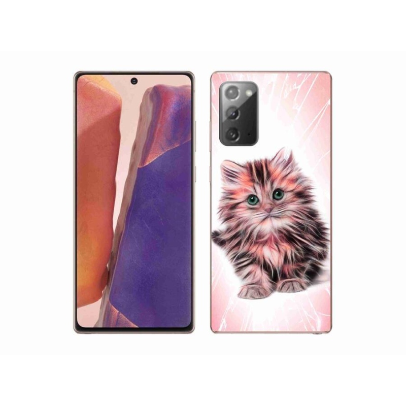 Gelový kryt mmCase na mobil Samsung Galaxy Note 20/Note 20 5G - roztomilé kotě