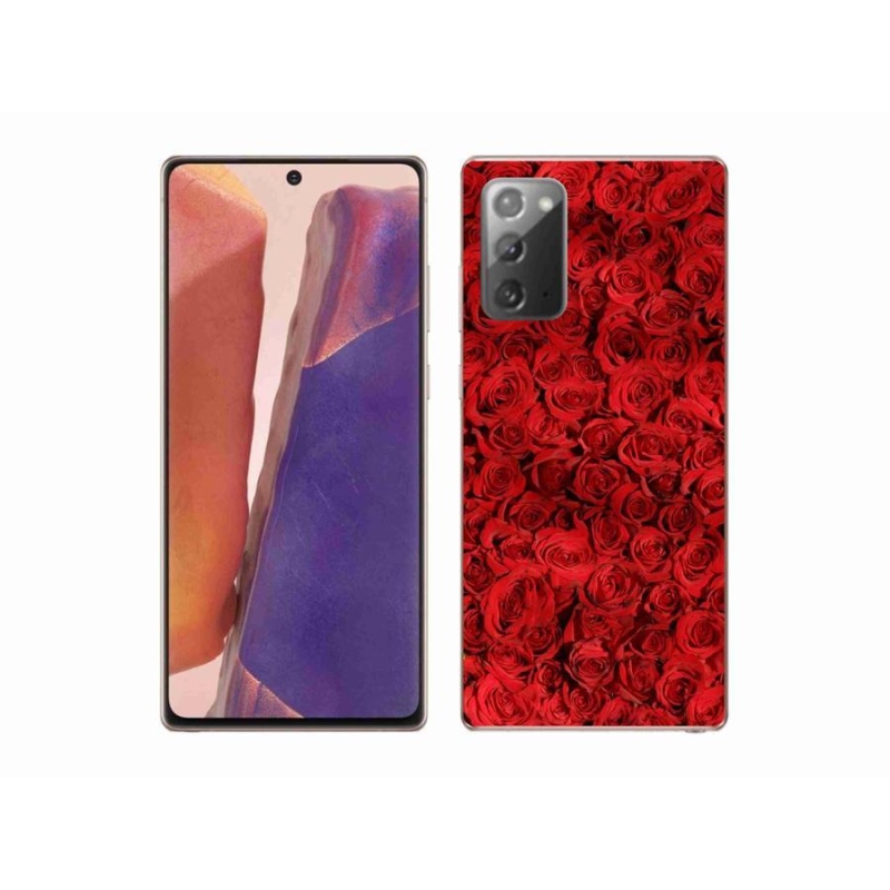 Gelový kryt mmCase na mobil Samsung Galaxy Note 20/Note 20 5G - růže