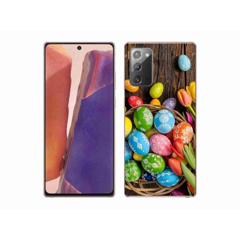 Gelový kryt mmCase na mobil Samsung Galaxy Note 20/Note 20 5G - velikonoční vajíčka