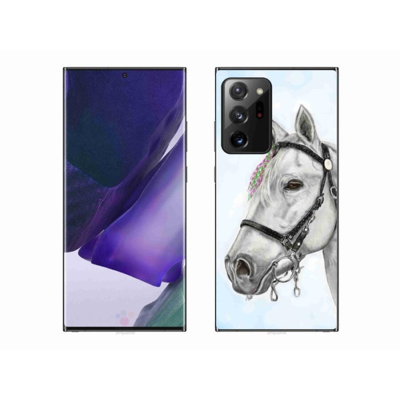 Gelový kryt mmCase na mobil Samsung Galaxy Note 20 Ultra - bílý kůň 1