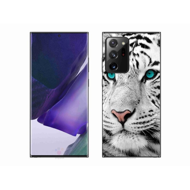 Gelový kryt mmCase na mobil Samsung Galaxy Note 20 Ultra - bílý tygr