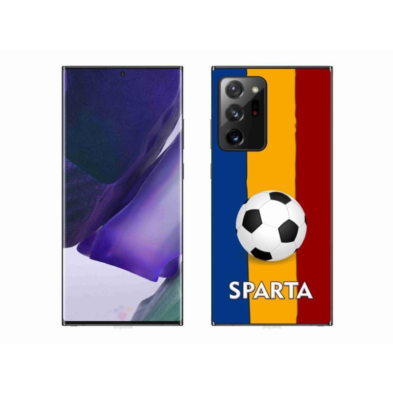 Gelový kryt mmCase na mobil Samsung Galaxy Note 20 Ultra - fotbal 1
