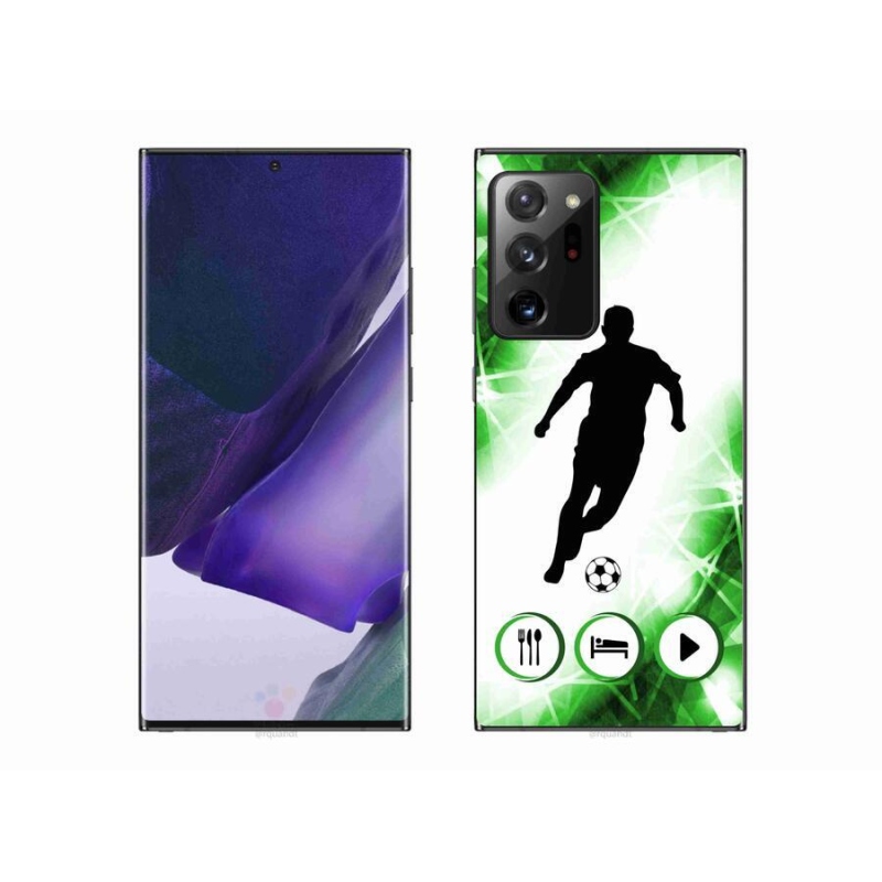 Gelový kryt mmCase na mobil Samsung Galaxy Note 20 Ultra - fotbalista
