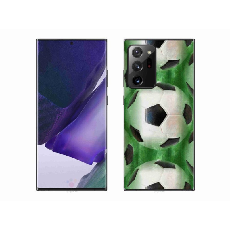Gelový kryt mmCase na mobil Samsung Galaxy Note 20 Ultra - fotbalový míč
