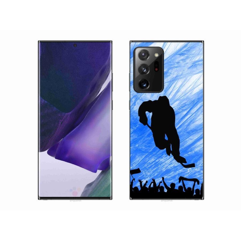 Gelový kryt mmCase na mobil Samsung Galaxy Note 20 Ultra - hokejový hráč
