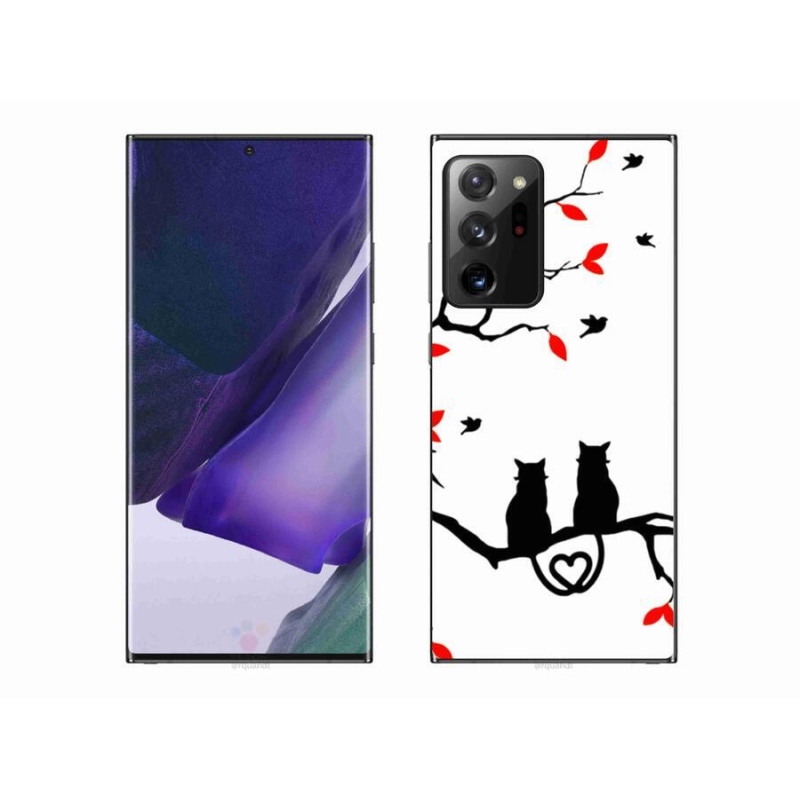 Gelový kryt mmCase na mobil Samsung Galaxy Note 20 Ultra - kočičí láska
