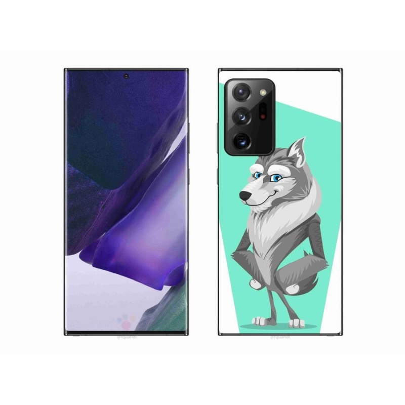 Gelový kryt mmCase na mobil Samsung Galaxy Note 20 Ultra - kreslený vlk