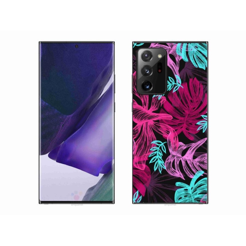Gelový kryt mmCase na mobil Samsung Galaxy Note 20 Ultra - květiny 1