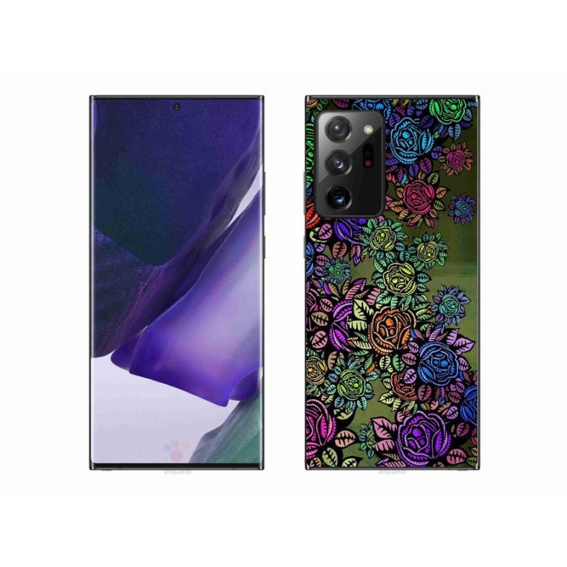 Gelový kryt mmCase na mobil Samsung Galaxy Note 20 Ultra - květiny 6