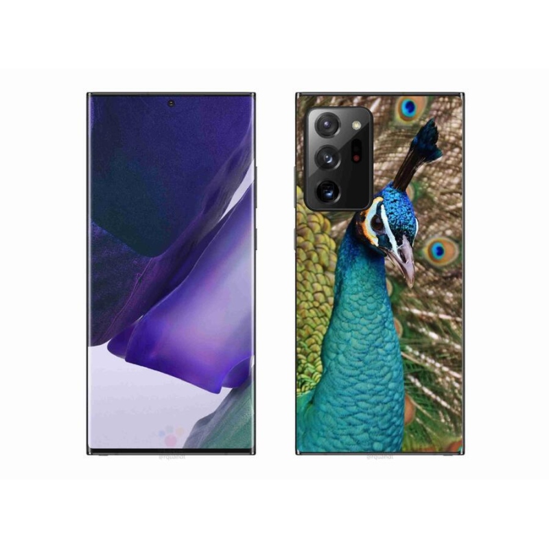 Gelový kryt mmCase na mobil Samsung Galaxy Note 20 Ultra - páv